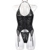 Lace Front Buckle To Receive Waist Shaping Bodysuit NSWY69099