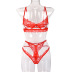 lace eyelashes breathable hollow sling comfortable body shaping set wholesale clothing vendor Nihaostyles NSWY69102