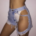 hot sexy women jeans shorts nihaostyle clothing wholesale NSTH69121