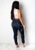 nuevo estilo jeans rasgados nihaostyle ropa al por mayor NSTH69160