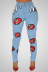 new printed stretch jeans nihaostyle clothing wholesale NSTH69162