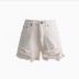 new raw-edge ripped denim shorts nihaostyle clothing wholesale NSHS69175