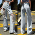 summer women loose thin high waist pants nihaostyle clothing wholesale NSJR69188