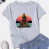 print casual short-sleeved T-shirt nihaostyle clothing wholesale NSYAY69353