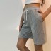 verano nuevos pantalones de cinco puntos de encaje de color sólido nihaostyle ropa al por mayor NSYIC69358