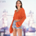 solid color short sweater nihaostyle clothing wholesale NSYIC69363