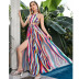 Summer New Women s Lace-up Dress nihaostyle clothing wholesale NSYMA69396
