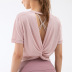 summer new short-sleeved blouse nihaostyle clothing wholesale NSDS69403