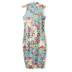 Women&#39;s retro floral ethnic style slim sleeveless hip dress NSYID69428