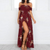 Wrapped chest printed dress wholesale clothing vendor Nihaostyles NSYID69432