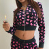 Cardigan Hooded Sweater Lace-up Pants Sports and Leisure Two-piece Set wholesale clothing vendor Nihaostyles NSSWF69462