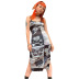sling multi-color printing split sexy dress wholesale clothing vendor Nihaostyles NSSWF69490