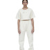 pantalones de algodón casuales a cuadros blancos pantalones de manga corta a cuadros conjunto vendedor de ropa al por mayor Nihaostyles NSSWF69491