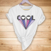 cool love printed casual short-sleeved T-shirt women nihaostyle clothing wholesale NSYAY70012