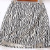 New style printed zebra print fashion all-match short skirt nihaostyle clothing wholesale NSJIM69607