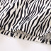 New style printed zebra print fashion all-match short skirt nihaostyle clothing wholesale NSJIM69607