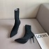 new women high-heeled knit short boots nihaostyle clothing wholesale NSHU69748