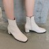 thick-heeled square toe Martin boots nihaostyle clothing wholesale NSHU69763