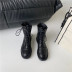 thick-soled fashion lace-up boots nihaostyle clothing wholesale NSHU69780