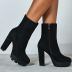 Martin thick high-heeled boots wholesale clothing vendor Nihaostyles NSSO69835