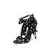 Bow Five-Pointed Star High-Heeled Sandals NSSO69862