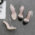 transparent crystal high heels wholesale clothing vendor Nihaostyles NSSO69866