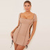 splicing side straps close-fitting slim short dress Nihaostyles wholesale clothing vendor NSSWF70201