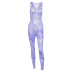 summer new women s wrap chest tie-dye sling casual jumpsuit nihaostyle clothing wholesale NSSWF70284