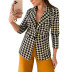 chaqueta de punto delgado con solapa con estampado de leopardo vende al por mayor ropa nihaostyle NSXPF70313