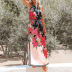Printed High Waist Lace Halter Dress wholesales nihaostyle clothing NSXPF70325