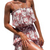 cotton floral stitching suspender dress wholesales nihaostyle clothing NSXPF70331