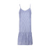 Blue Striped Loose Casual Sling Dress wholesales nihaostyle clothing NSJR70381