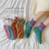 coral fleece color socks nihaostyle clothing wholesale NSHDH70396