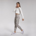 white long-sleeved fitness women s top nihaostyle clothing wholesale NSSBF70460