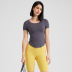 women short-sleeved yoga clothes nihaostyles clothing wholesale NSFAN70478