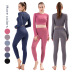 2-piece high waist yoga stretch fitness set nihaostyle clothing wholesale NSCXM70490