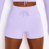 candy color yoga knitted fitness shorts Nihaostyles wholesale clothing vendor NSMYY70497