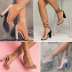 Transparent Strap High-Heel Sandals NSJJX70504