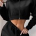 plus size fleece casual hooded sweater suit women nihaostyles clothing wholesale NSXPF70516