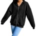 hooded fleece cardigan long-sleeved jacket Nihaostyles wholesale clothing vendor NSXPF70541