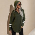 mid-length thin long-sleeved shirt hooded sweatshirt Nihaostyles wholesale clothing vendor NSXPF70542