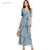 Plus size women s trendy printing waist dress nihaostyles clothing wholesale NSJR70573
