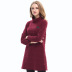 spring and autumn high-neck solid color long-sleeved dress nihaostyles clothing wholesale NSJR70577