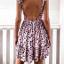 women s V-neck sling wave point dress nihaostyles clothing wholesale NSJR70583