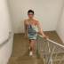 nihaostyle clothing wholesale summer new sexy one-shoulder sleeveless dress NSJYF65769