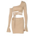 nihaostyle clothing wholesale summer new hollow bag hip short skirt set NSLJ65800