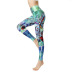 Pantalones de yoga impresos ajustados de cintura alta con levantamiento de cadera para mujer, ropa de nihaostyles al por mayor NSXPF70697