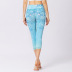 new printed yoga tight-fitting stretch cropped pants nihaostyles clothing wholesale NSXPF70734