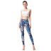 new style printed nine-point pants nihaostyles clothing wholesale NSXPF70740