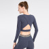 women loose quick-drying long-sleeved T-shirt nihaostyles clothing wholesale NSXPF70769